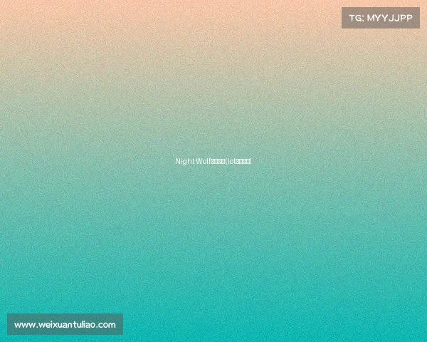 Night Wolf电子竞技(lol电竞之夜) Night Wolf电子竞技(lol电竞之夜)